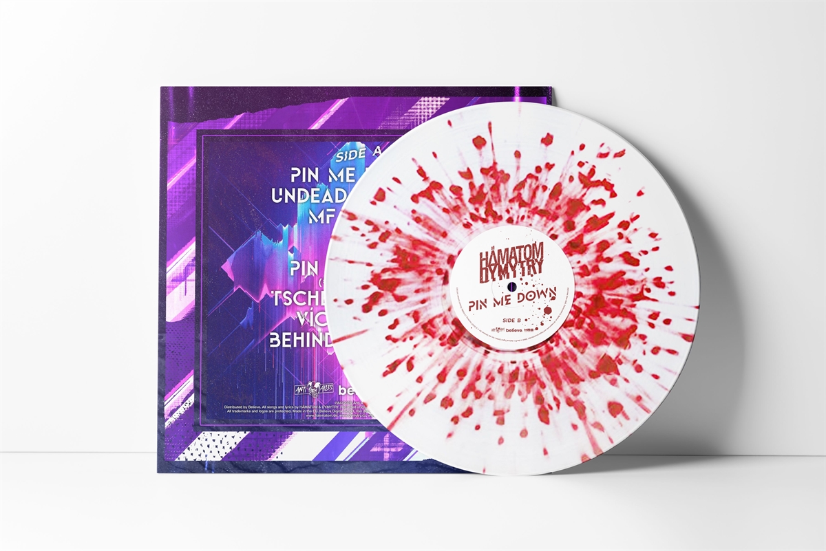 HMATOM + DYMYTRY - PIN ME DOWN, SPLATTER, VINYL